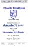 Höganäs Simsällskap. i samarbete med. Skånes Simförbund. INBJUDER till Vårsimiaden 2013 Distrikt. 20 21 april 2013 i Höganäs Sportcenter 1(5)