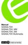 Manual SIGNALTEK SIGNALTEK, MM SIGNALTEK, SM SIGNALTEK Multimedia