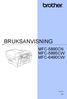 BRUKSANVISNING MFC-5890CN MFC-5895CW MFC-6490CW. Version 0 SWE