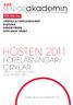 HÖSTEN 2011 FÖRELÄSNINGAR/ CIRKLAR FÖR DIG 55+ JÄRFÄLLA/UPPLANDS-BRO SIGTUNA SUNDBYBERG UPPLANDS VÄSBY +RESOR, GUIDADE TURER OCH MYCKET MER!