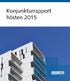 Konjunkturrapport hösten 2015