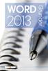 Microsoft Word 2013 Grunder