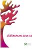 LÄSÅRSPLAN 2014-15 1