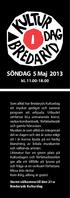 SÖNDAG 5 Maj 2013. kl. 11.00-18.00