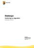 Riktlinjer. Hantering av dagvatten. Mariestads kommun. Antaget av Kommunfullmäktige Mariestads kommun 2005-12-19