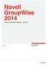 Novell GroupWise 2014