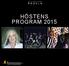 HÖSTENS PROGRAM 2015