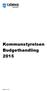 Kommunstyrelsen Budgethandling 2015