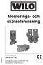 Monterings- och skötselanvisning