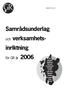 2005-01-31. Samrådsunderlag. och verksamhetsinriktning