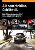 Allt som rör bilen. Och lite till. Bilia Tillbehörskatalog 2012 Volvo XC60, XC70 & XC90