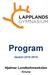 Program läsåret 2015-2016 Hjalmar Lundbohmsskolan Kiruna