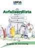 Avfallsordlista En guide för återvinning