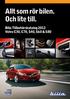 Allt som rör bilen. Och lite till. Bilia Tillbehörskatalog 2012 Volvo C30, C70, S40, S60 & S80