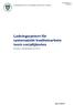 Ledningssystem för systematiskt kvalitetsarbete inom socialtjänsten