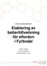 Etablering av batteritillverkning för elfordon i Fyrbodal