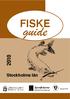 FISKE. guide. Stockholms län. Sportfiskarna