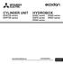 CYLINDER UNIT HYDROBOX. EHSD series. EHPX series. ERSC series ANVÄNDARMANUAL. Svenska (SV)