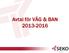 Avtal för VÄG & BAN 2013-2016