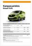 Kampanj-prislista Renault Trafic