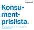 Konsumentprislista. Rekommenderade priser inkl. moms gällande fr.o.m. 2015-01-01