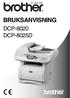 BRUKSANVISNING DCP-8020 DCP-8025D
