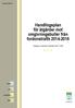 Handlingsplan för åtgärder mot omgivningsbuller från fordonstrafik 2014-2016