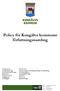 Policy för Kungälvs kommuns författningssamling