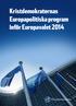 Kristdemokraternas Europapolitiska program inför Europavalet 2014