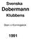 Svenska. Dobermann. Klubbens. Stam o Korningsbok