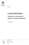 Lokal sökfunktion. Fallstudie av utvecklandet av Uppsala Universitets sökfunktion. Anna Andersson 2011/2012