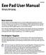 Eee Pad User Manual TF101/TF101G. Byta batterier. Försiktighet i flygplan SW6640