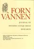Notiser om hällristningar i södra delen av Göteborgs och Bohus län Hallström, Gustaf Fornvännen 12, 115-126