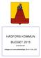 HAGFORS KOMMUN BUDGET 2015 PLAN 2016-2017. Antagen av kommunfullmäktige 2014-11-24, 92