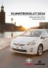KLIMATBOKSLUT 2014. (Räkenskapsåret 2013) Toyota Sweden AB