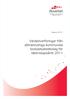 Rapport 2013:1. Värdeöverföringar från allmännyttiga kommunala bostadsaktiebolag för räkenskapsåret 2011