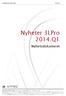 Nyheter 3LPro 2014.Q1