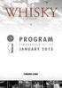 WHISKY Fair PROGRAM 5 ÅR CINDERELLA 17 19. romach Bowmore Bunnahabhain Laphroaig Brodir Smokehead Glen Garioch Glenfiddi