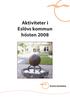 Aktiviteter i Eslövs kommun hösten 2008