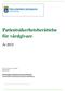 Patientsäkerhetsberättelse för vårdgivare