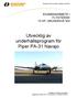 Utvecklig av underhållsprogram för Piper PA-31 Navajo