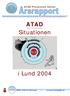 ATAD. i Lund 2004. ATAD Prevention Center. ATAD Alkohol, Tobak och Andra Droger Läs mer på www.droginfo.com