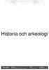 Historia och arkeologi