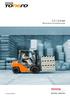 www.toyota-forklifts.se 1,5 3,5 ton Motordrivna motviktstruckar