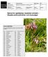 Manual för uppföljning i skyddade områden Skyddsvärda kärlväxter och kransalger