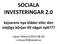 SOCIALA INVESTERINGAR 2.0