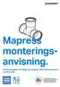 Mapress monteringsanvisning.