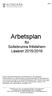 Arbetsplan för Sollebrunns fritidshem Läsåret 2015/2016