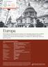 Europa. 1160 Aktieobligation. Europa. Europa 1160 AKTIEOBLIGATION EUROPA LÅG RISK 6 ÅR AKTIE- OBLIGATION. St Pauls Cathedral, London EMITTENT