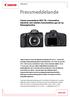 Pressmeddelande. Canon presenterar EOS 7D innovativa tekniker och intuitiv konstruktion ger en ny fotoupplevelse 2009-09-01